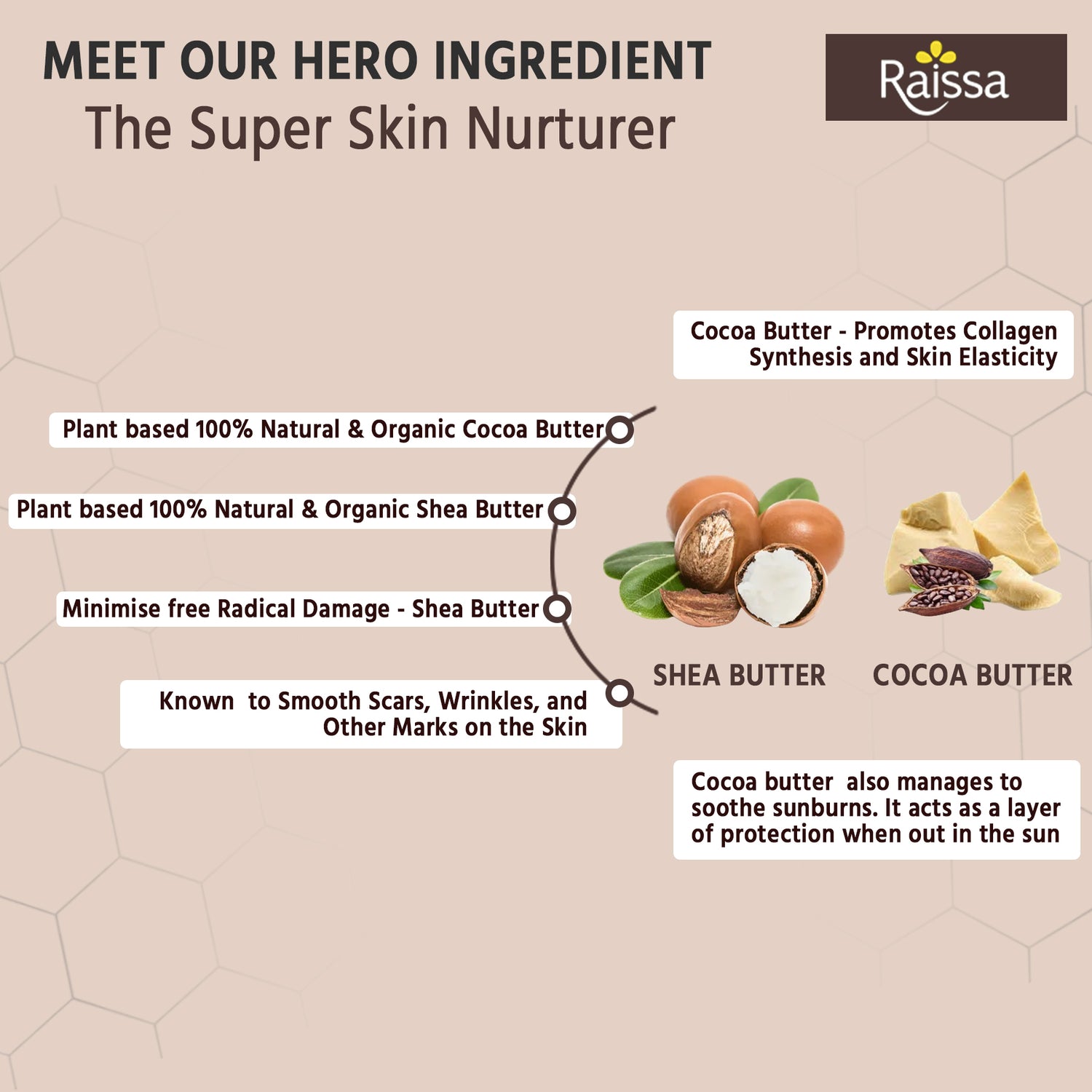 Raissa Butter Soft Body Lotion for Intense Moisture with Cocoa & Shea