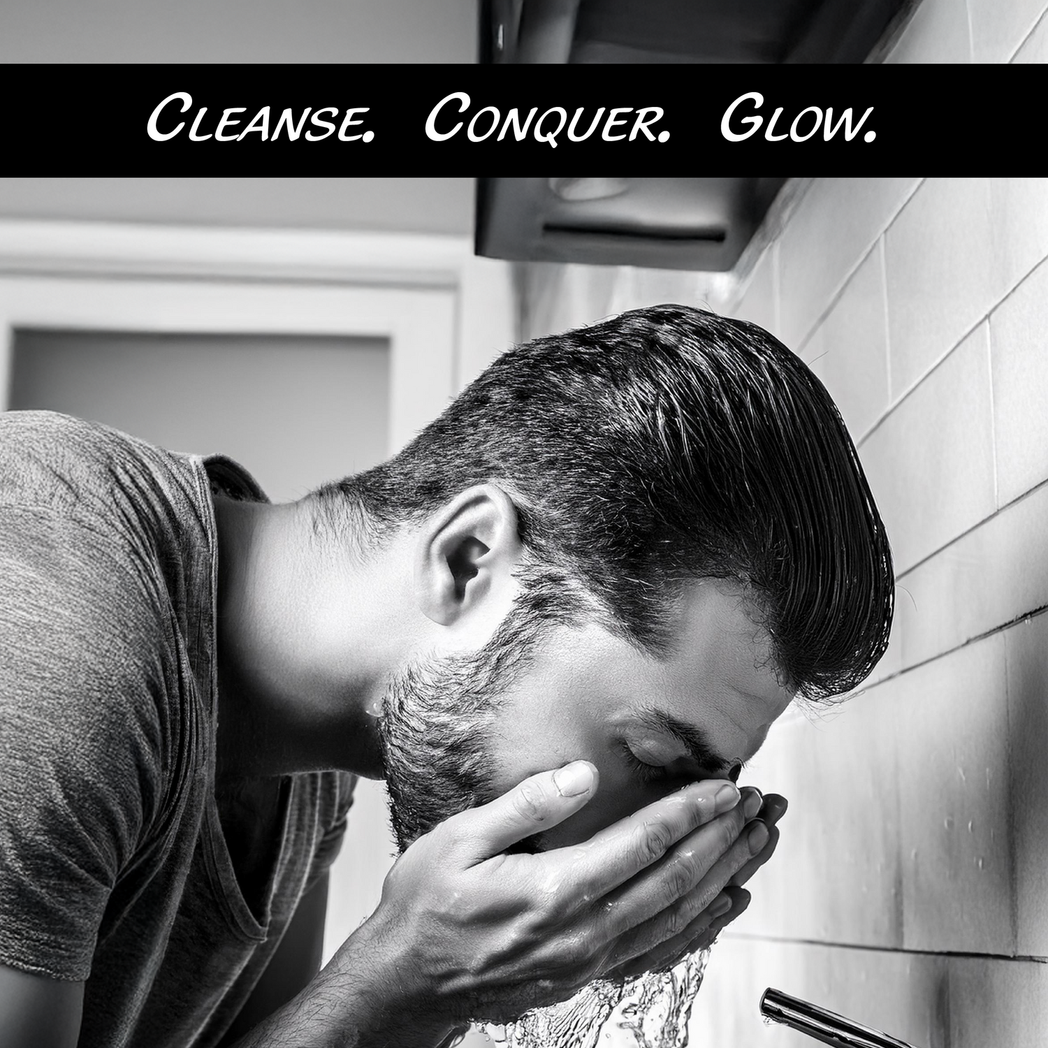 Raissa Men’s Detox Glow Charcoal Face Cleanser with Niacinamide & Cica