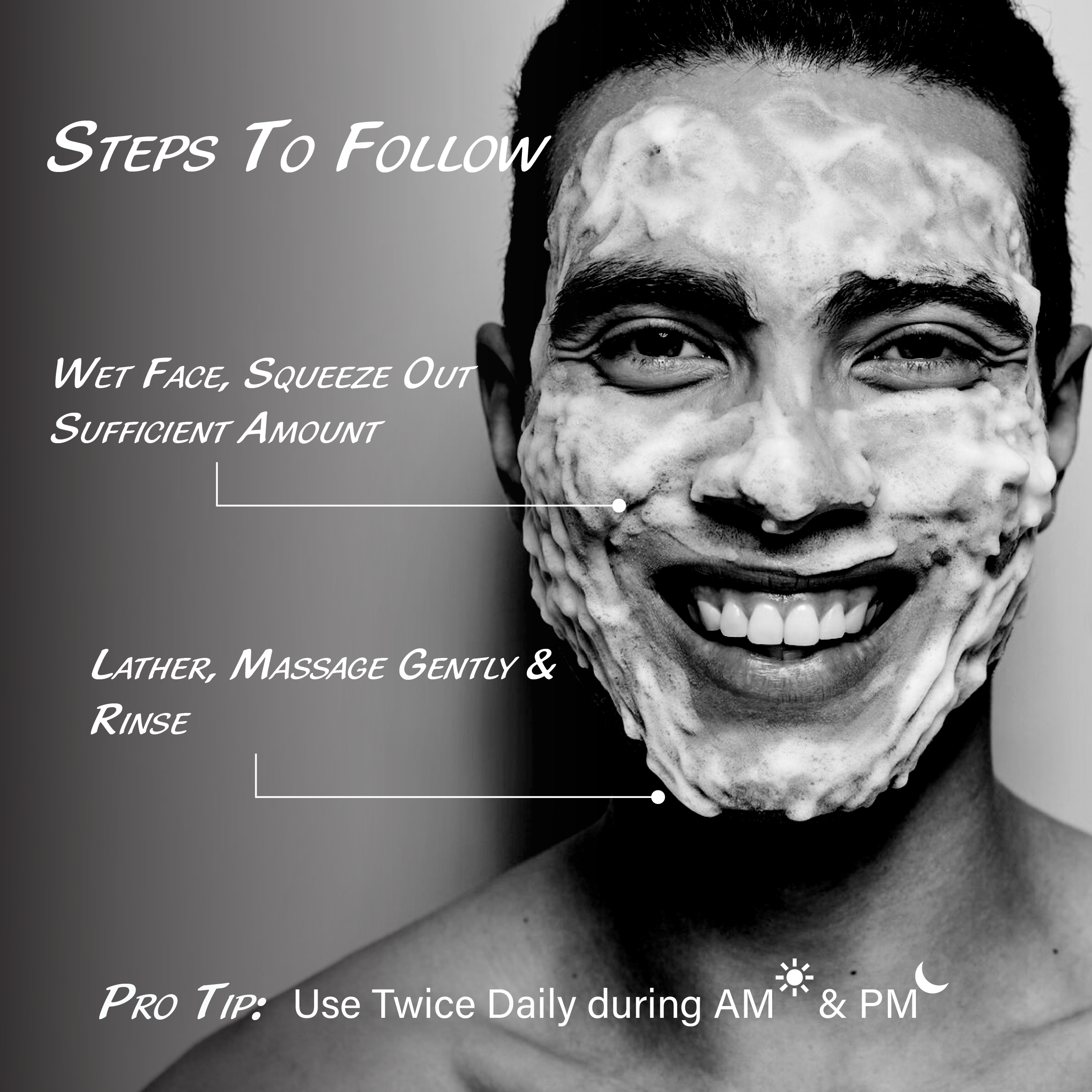 Raissa Mens Detox Glow Activated Charcoal Face Cleanser