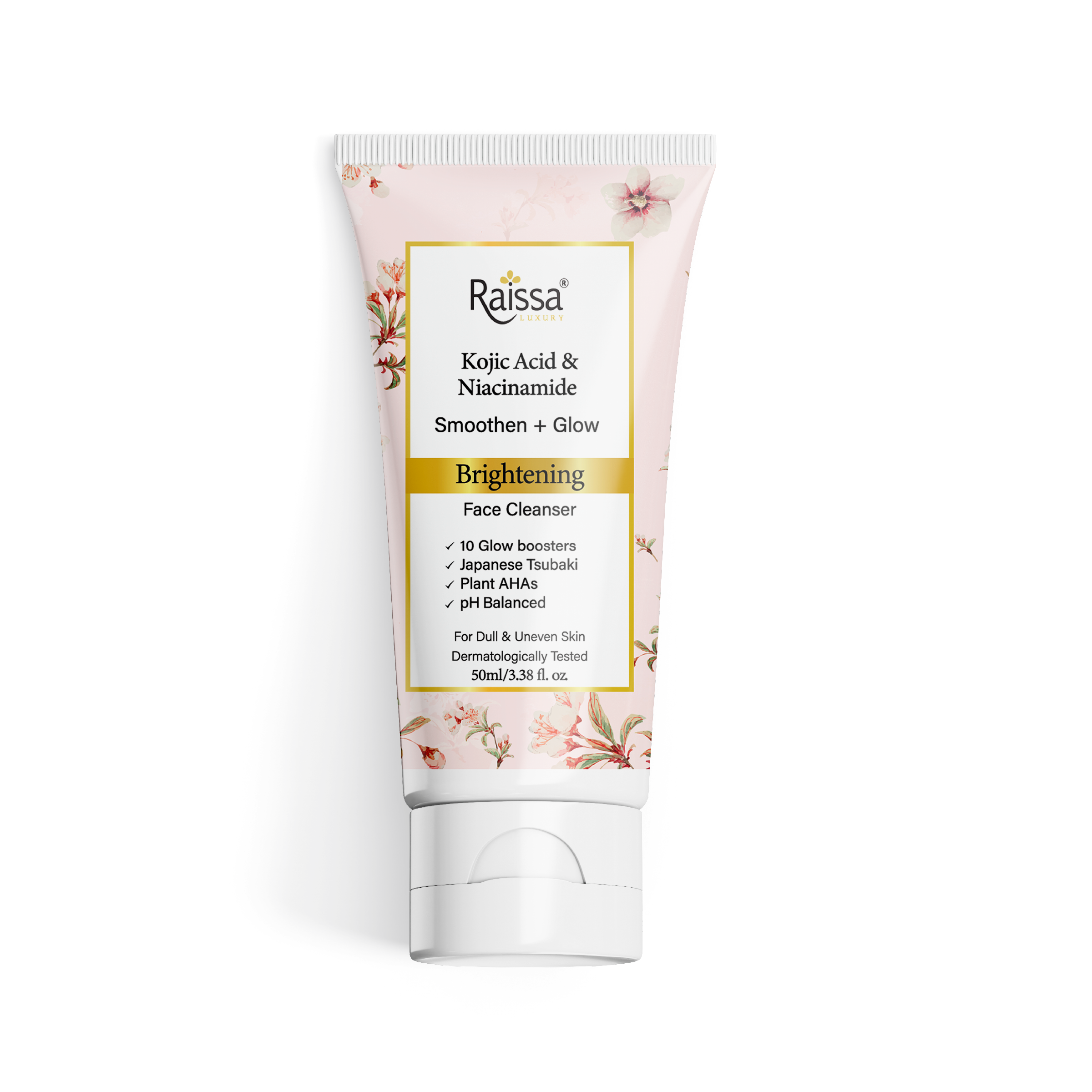 Japanese Tsubaki Brightening Face Cleanser with Kojic Acid & Niacinamide