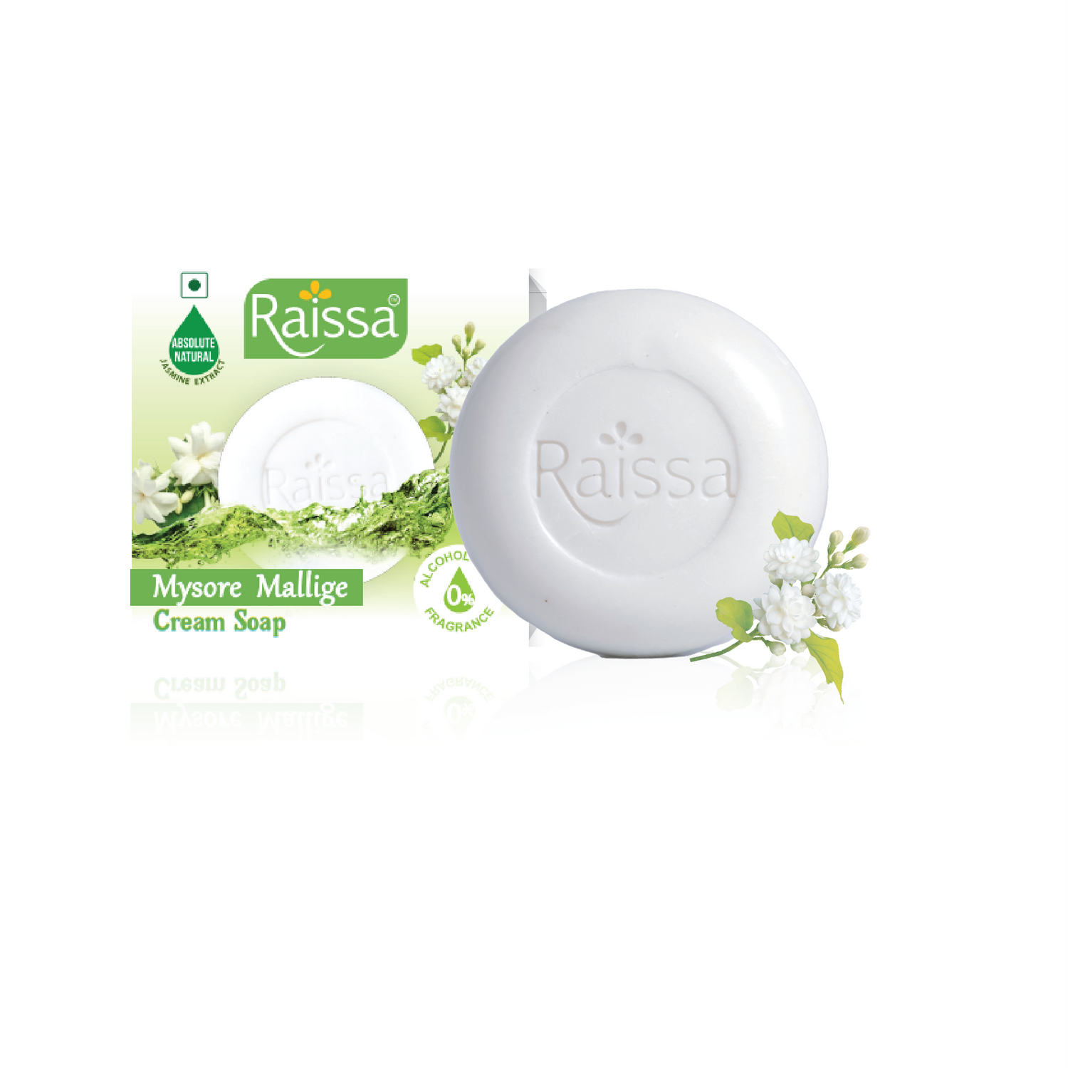 Raissa Cream Soap - Mysore Mallige, 85g