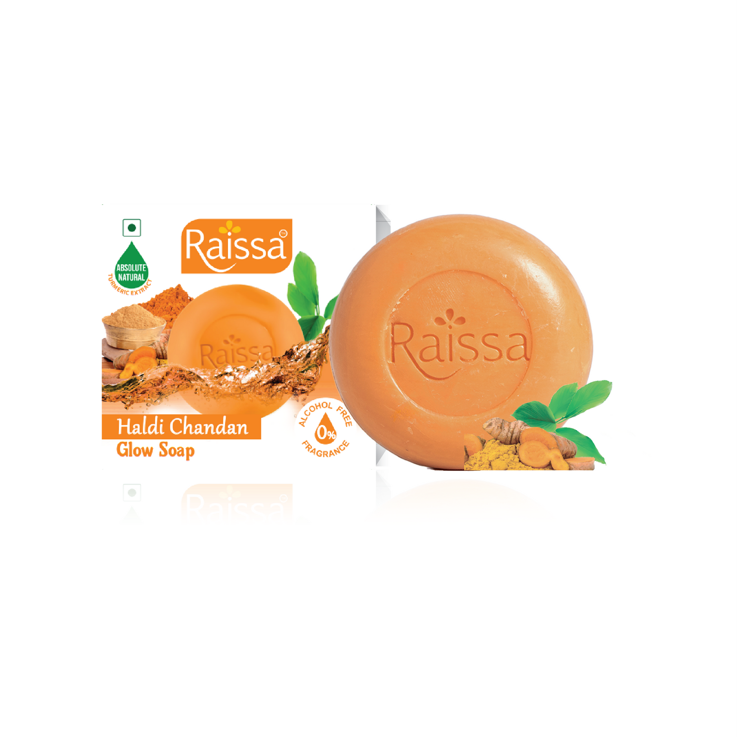 Raissa Glow Soap - Haldi Chandan, 85g