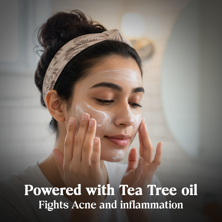 Clarifying Face Cleanser for Clear Skin with Salicylic Acid & Tea Tree