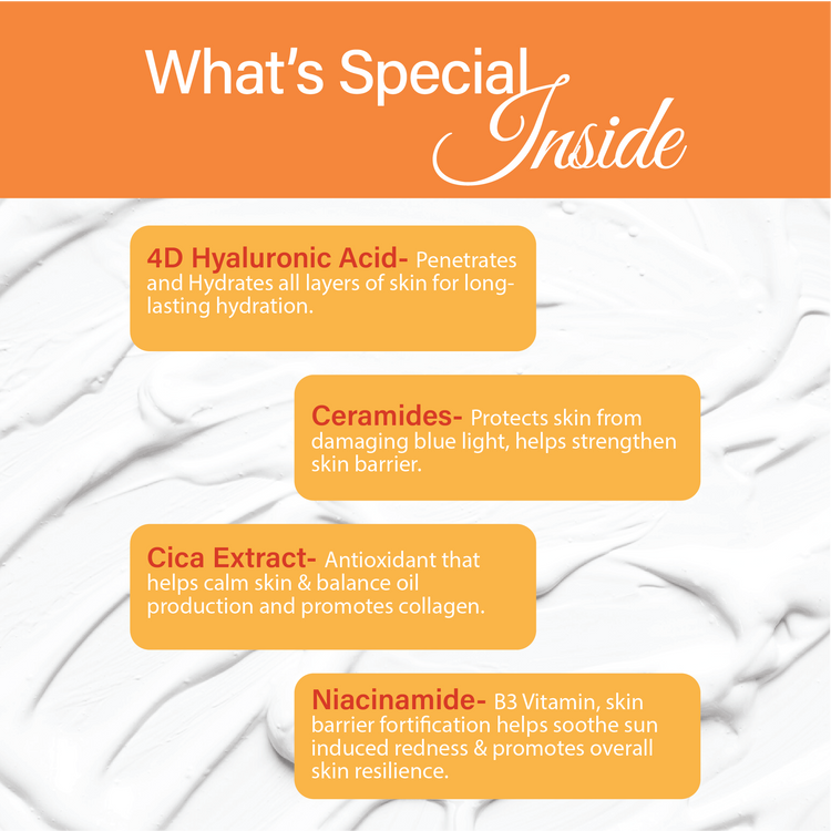 SPF 50 Sunscreen Body lotion, No Whitecast, All-Day Hydration