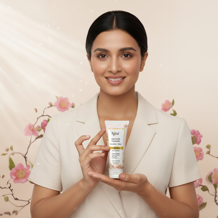 Japanese Tsubaki Brightening Face Cleanser with Kojic Acid & Niacinamide