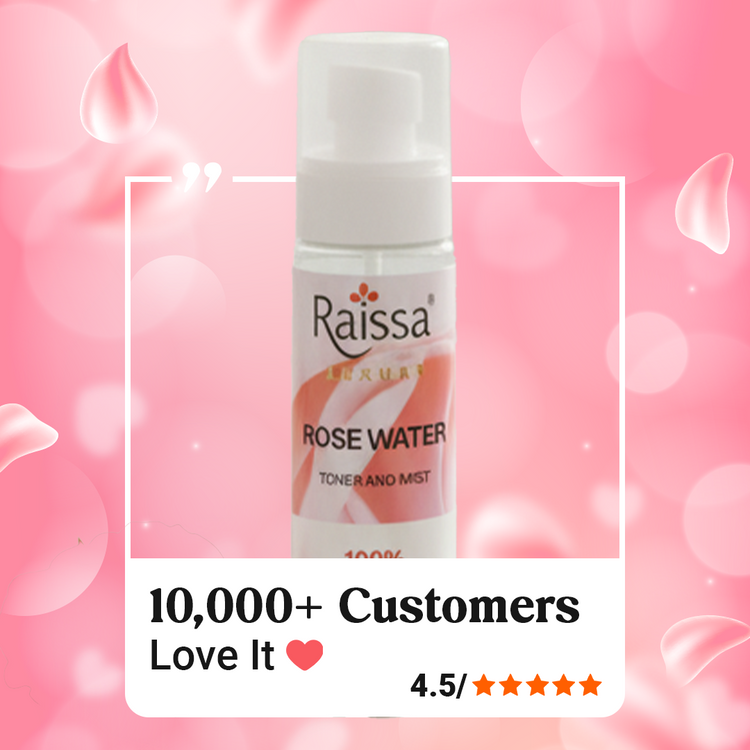 Raissa Rose Water Toner For Face| 100 ml
