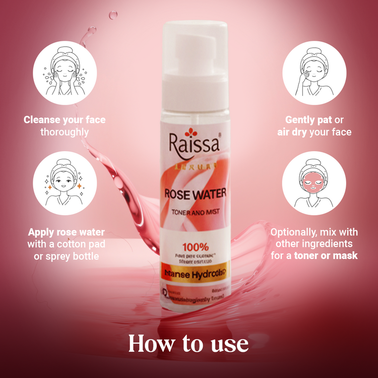 Raissa Rose Water Toner For Face| 100 ml