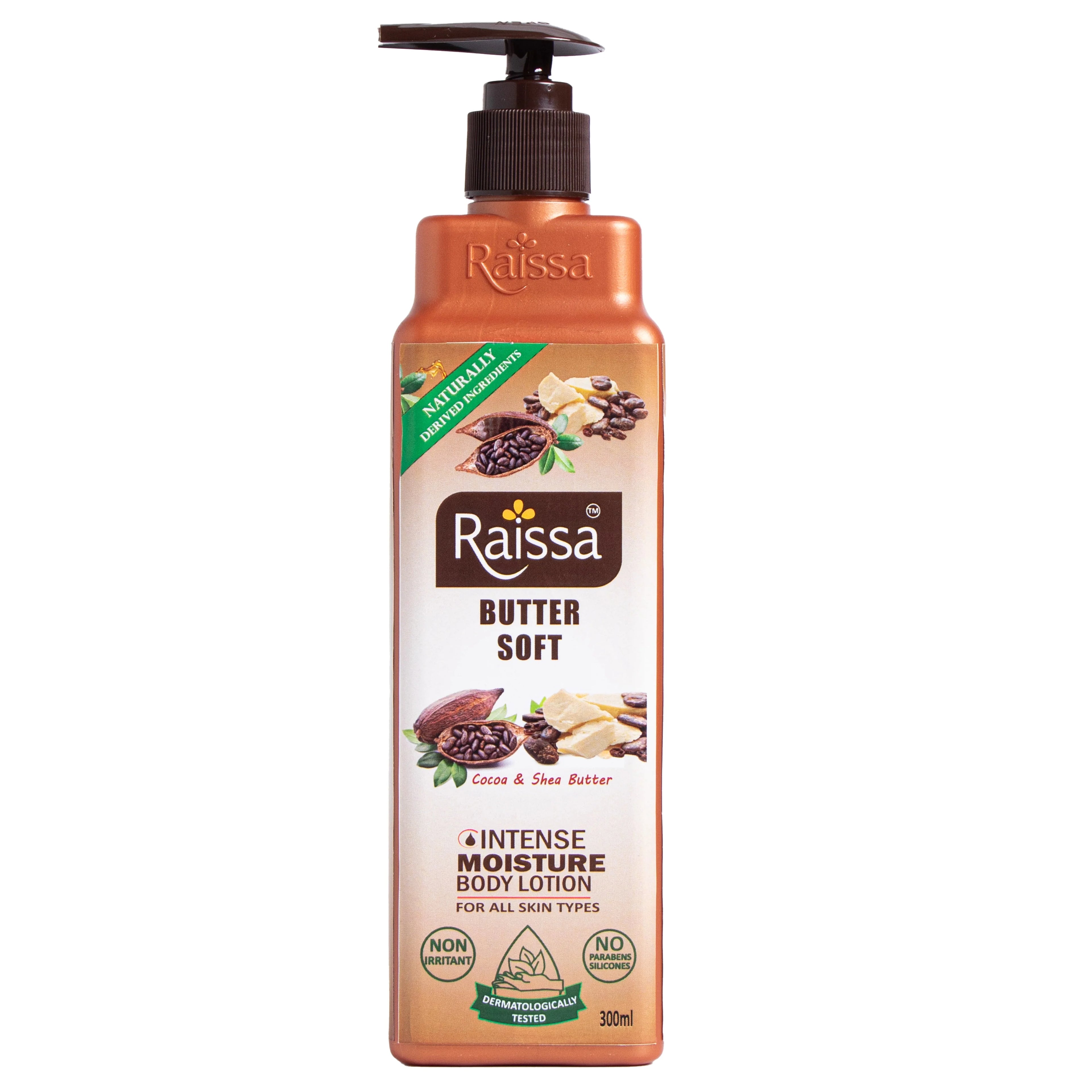 Raissa Butter Soft Body Lotion for Intense Moisture with Cocoa & Shea