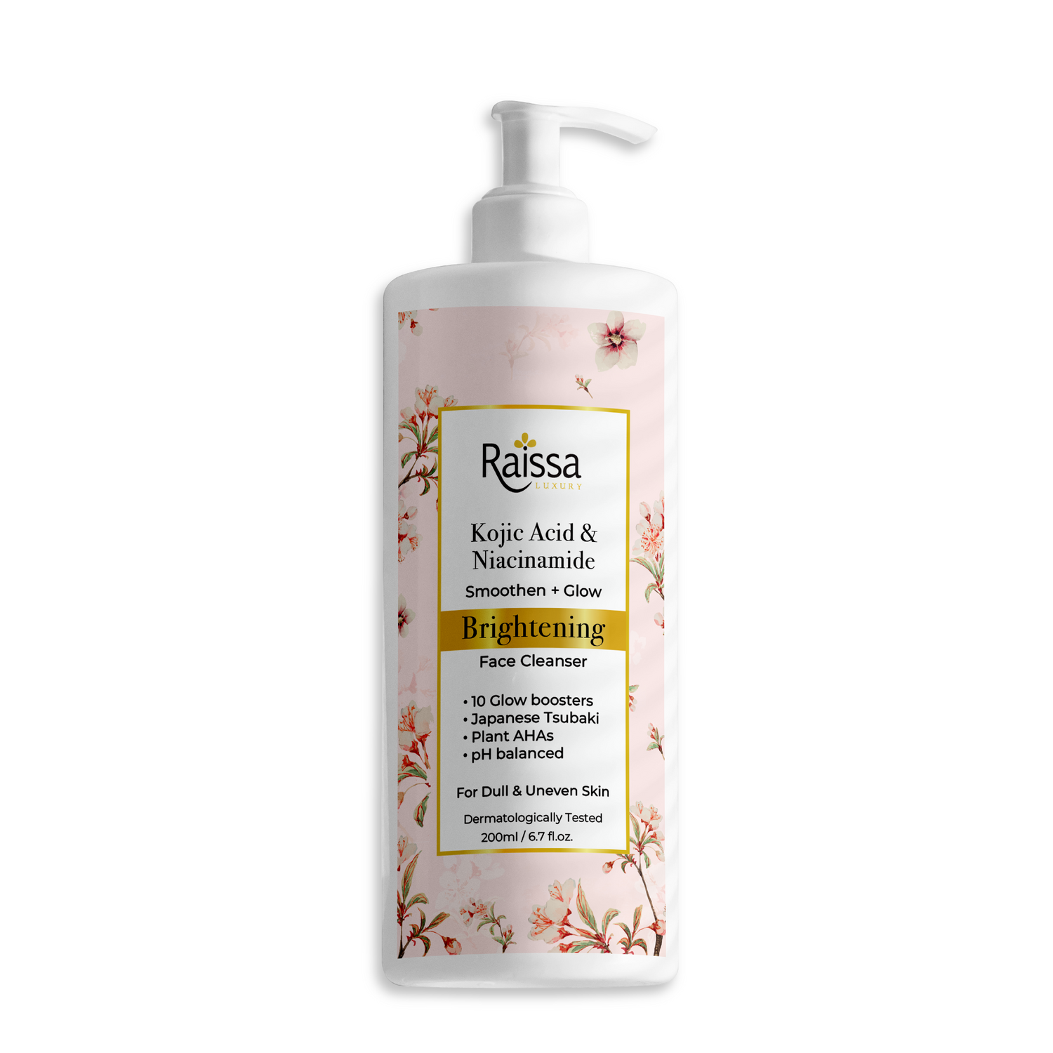 Japanese Tsubaki Brightening Face Cleanser with Kojic Acid & Niacinamide