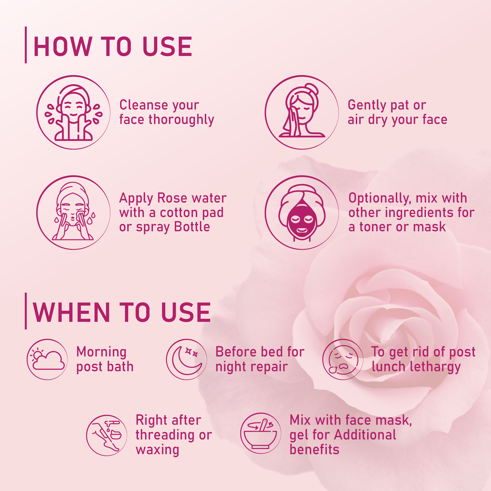 Raissa Rose Water Toner For Face| 100 ml