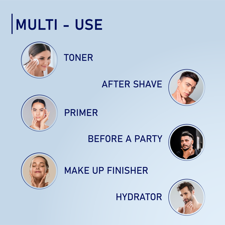 Raissa Glow Water Facial Toner & Mist, Everyday Hydration with Peptides & 4D Hyaluronic