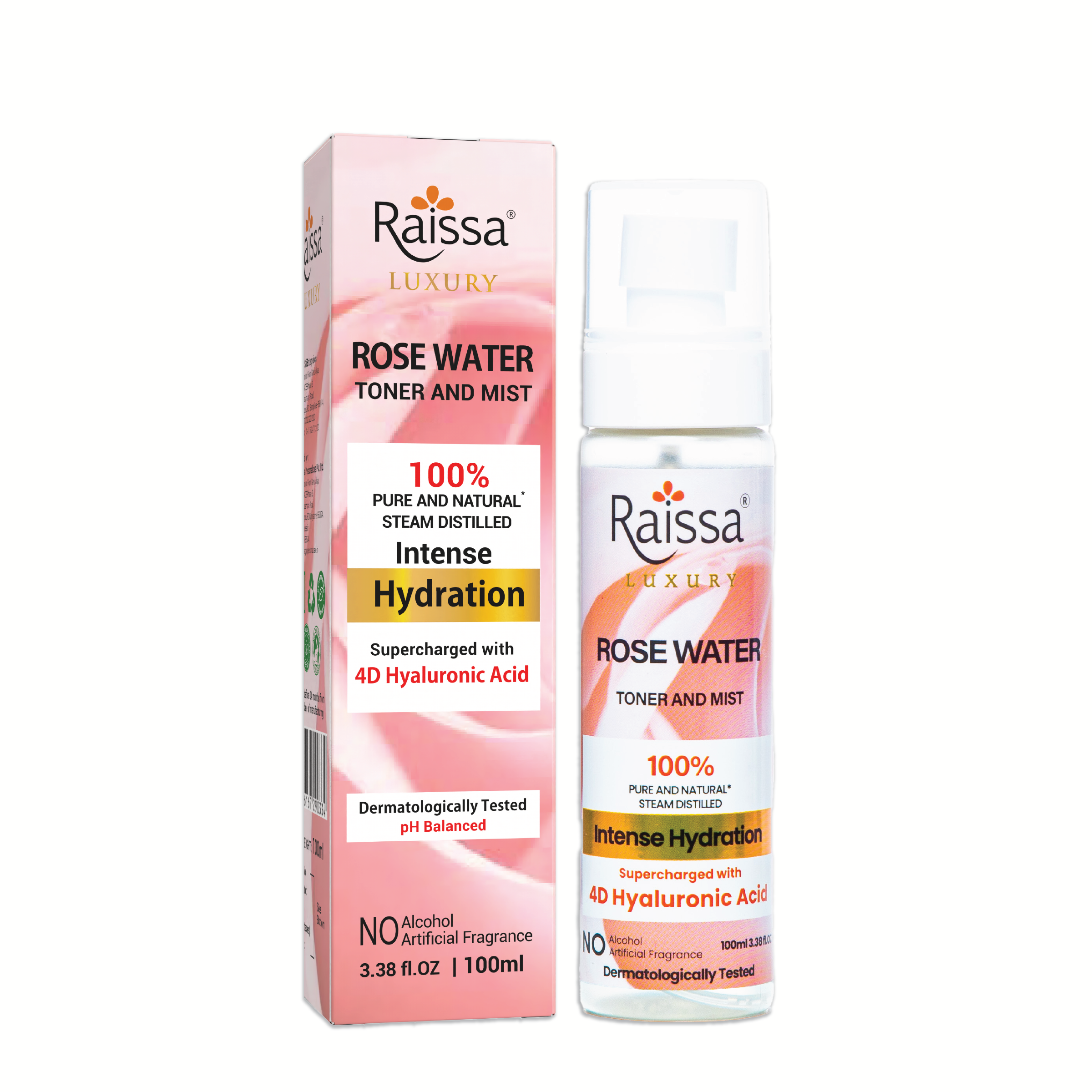 Raissa Rose Water Toner For Face| 100 ml