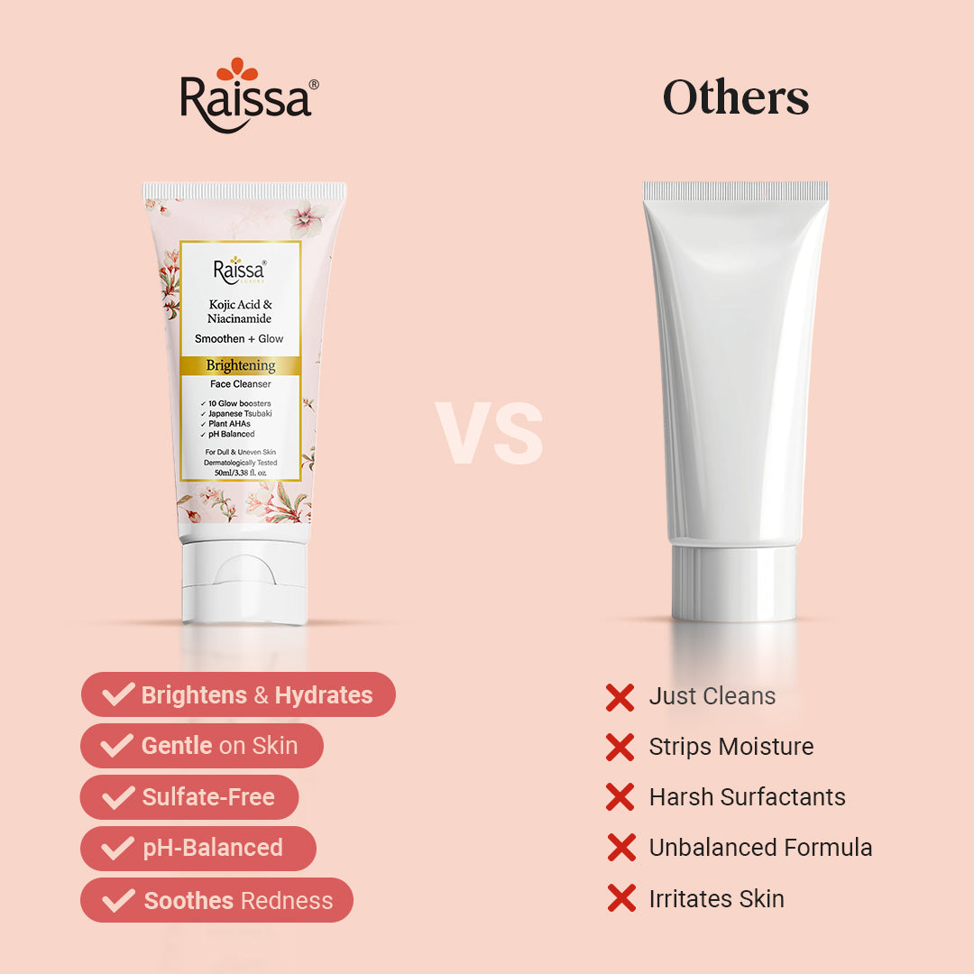 Japanese Tsubaki Brightening Face Cleanser with Kojic Acid & Niacinamide