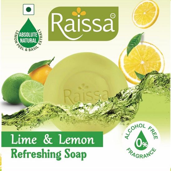 Raissa Refreshing Soap - Lime &amp; Lemon, 85g