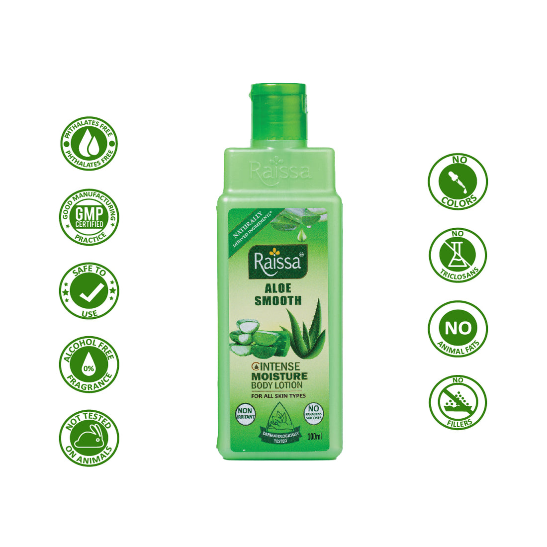 Raissa Body Lotion - Aloe Smooth, 100ml