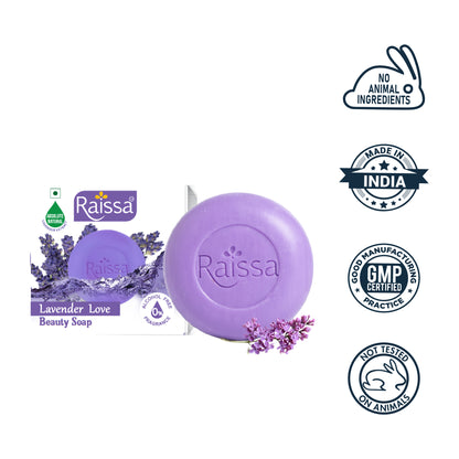 Raissa Beauty Soap - Lavender Love, 85g