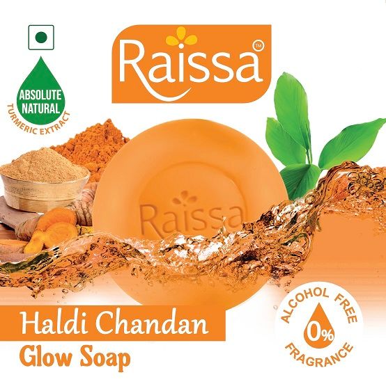 Raissa Glow Soap - Haldi Chandan, 85g