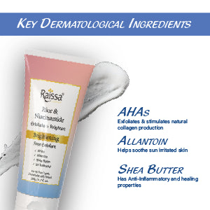 Raissa Brightening Exfoliant with Rice Starch &amp; Niacinamide for Radiant Skin