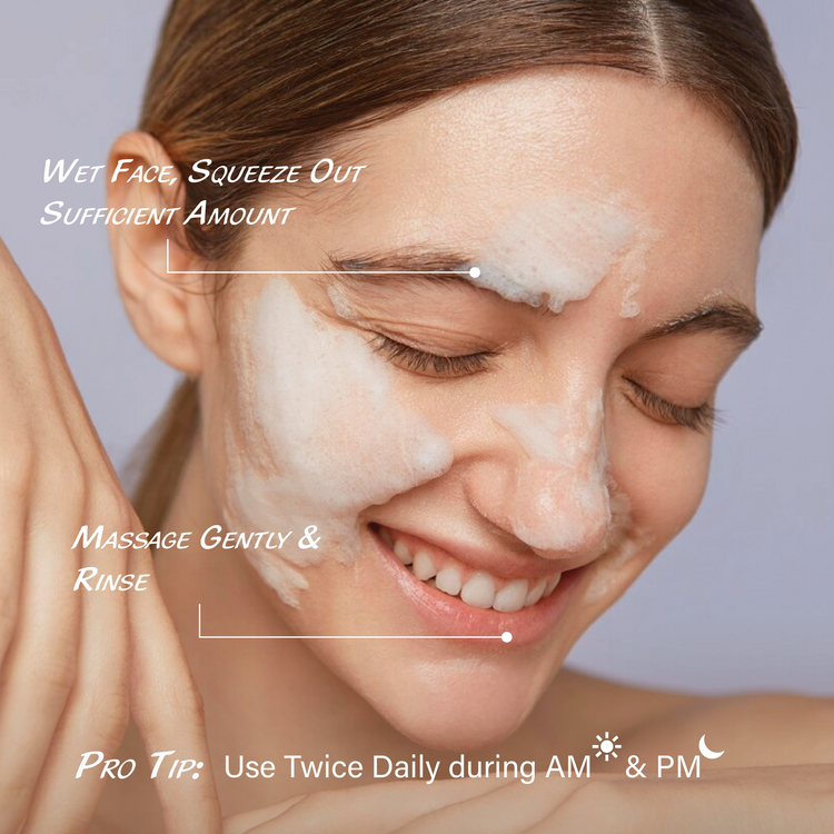 Raissa Sensitive Skin Face Cleanser for Gentle Calm with Colloidal Oatmeal &amp; Hypoallergenic Formula