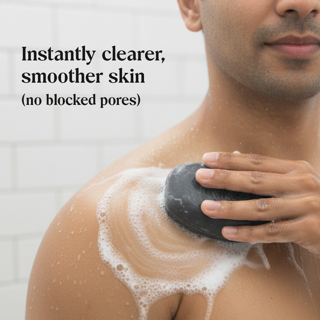 Raissa Mens Exfoliating Charcoal Soap 125g