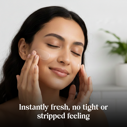 Raissa Hydrating Face Cleanser for Instant Moisture with Rose Water &amp; 4D Hyaluronic Acid