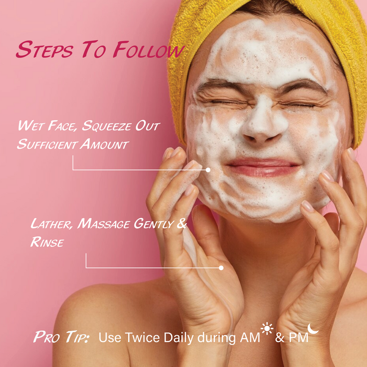 Japanese Tsubaki Brightening Face Cleanser with Kojic Acid &amp; Niacinamide