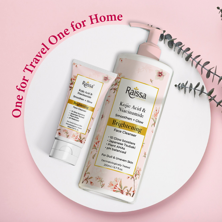 Japanese Tsubaki Brightening Face Cleanser with Kojic Acid &amp; Niacinamide