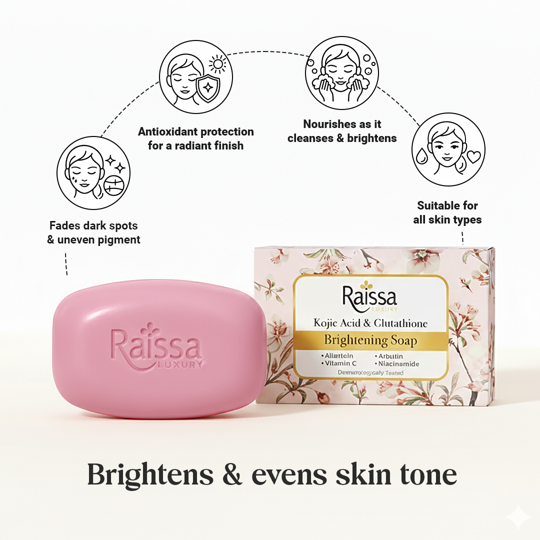 Raissa Brightening Kojic Acid &amp; Glutathione Soap