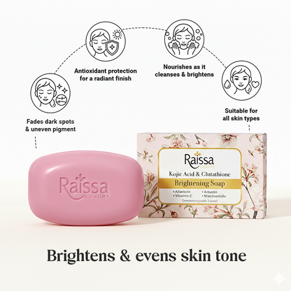 Raissa Brightening Kojic Acid &amp; Glutathione Soap