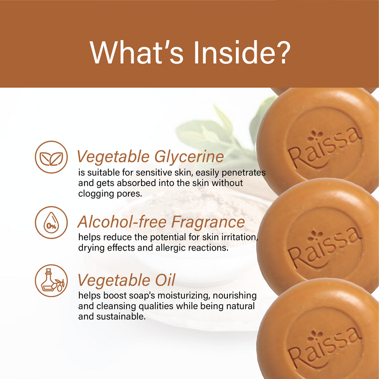 Raissa Luxury Soap - Sandal Raja, 125g