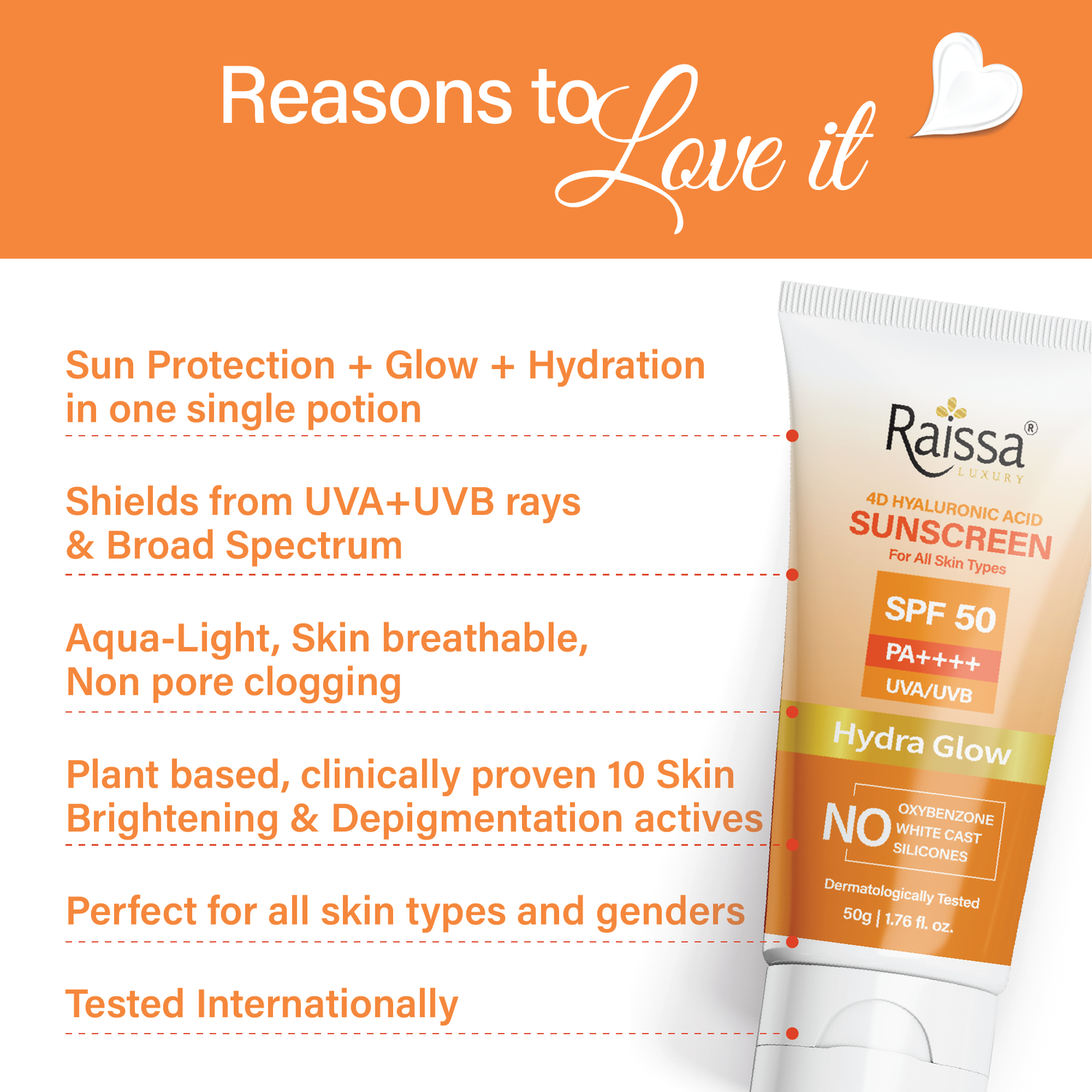 Raissa SPF 50 Face Cream