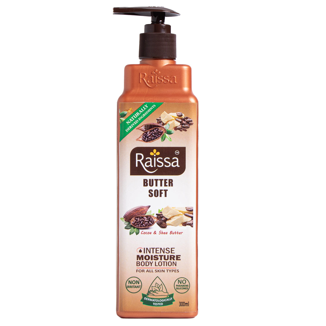 Raissa Butter Soft Body Lotion for Intense Moisture with Cocoa & Shea