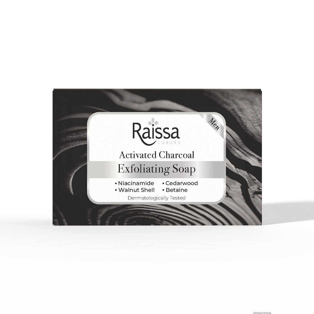 Raissa Mens Exfoliating Charcoal Soap 125g