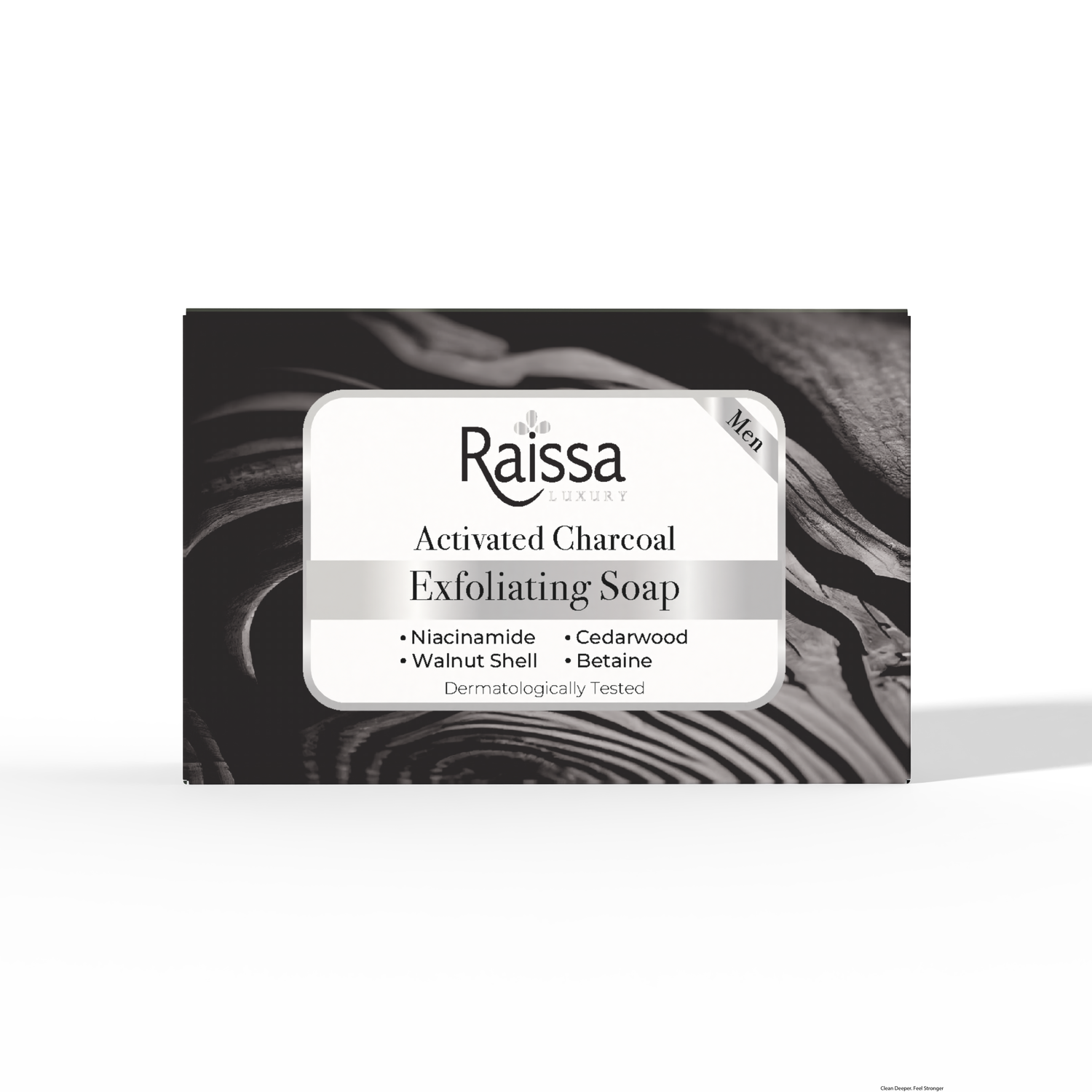 Raissa Mens Exfoliating Charcoal Soap 125g